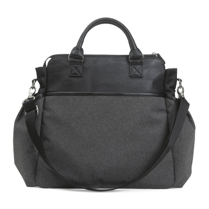 Mysa Diaper Bag Black Satin image number 1